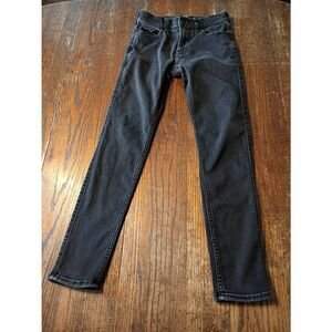New 26x30 Hollister Skinny Black Denim Jeans Pockets Belt Loops Casual Pants